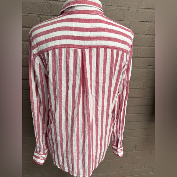 Rails red & white stripe Charli shirt M - Picture 6 of 15